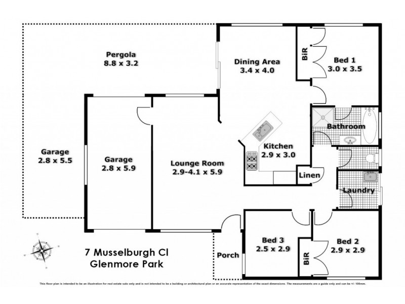 7 Musselburgh Close, Glenmore Park NSW 2745 Floorplan