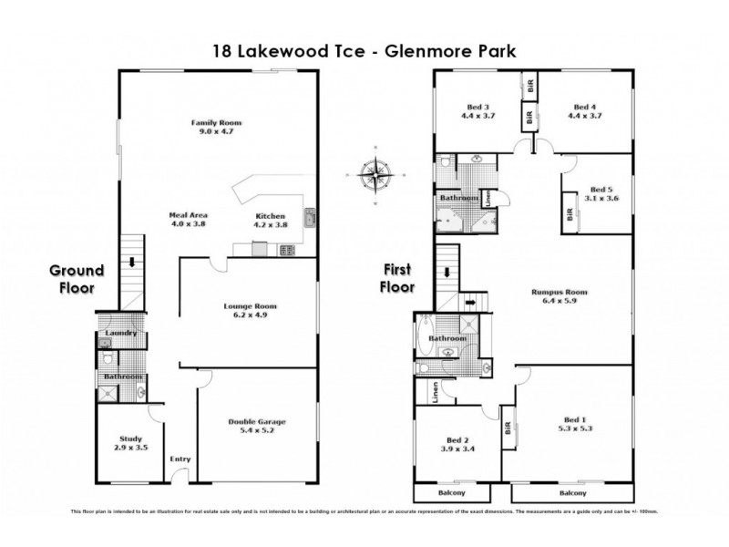 18 Lakewood Terrace, Glenmore Park NSW 2745 Floorplan