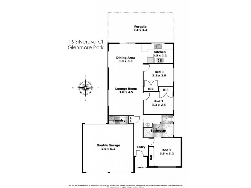 16 Silvereye Close, Glenmore Park NSW 2745 Floorplan
