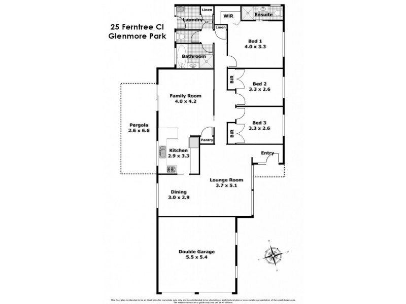 25 Ferntree Close, Glenmore Park NSW 2745 Floorplan