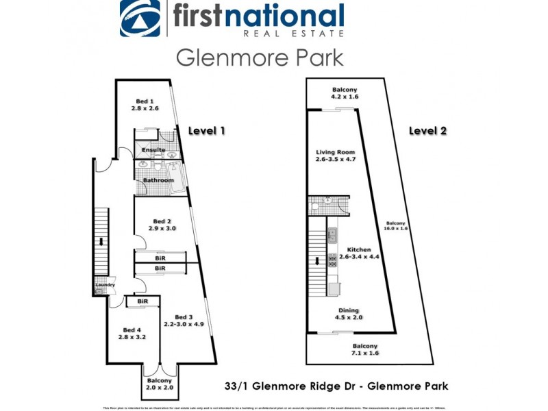 33/1 Glenmore Ridge Drive, Glenmore Park NSW 2745 Floorplan