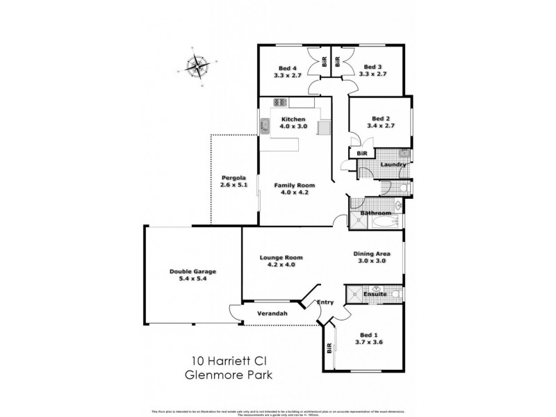 10 Harriett Close, Glenmore Park NSW 2745 Floorplan