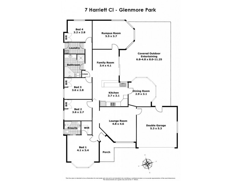7 Harriett Close, Glenmore Park NSW 2745 Floorplan