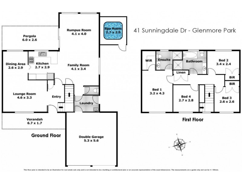 41 Sunningdale Drive, Glenmore Park NSW 2745 Floorplan
