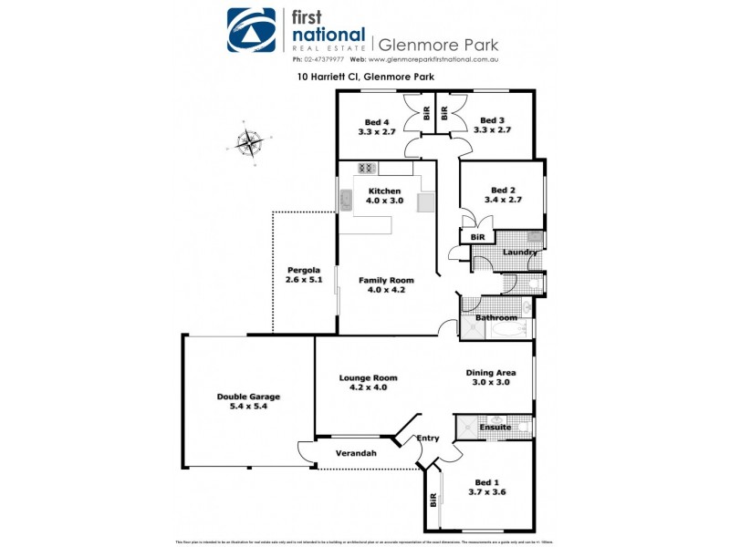 10 Harriett Close, Glenmore Park NSW 2745 Floorplan