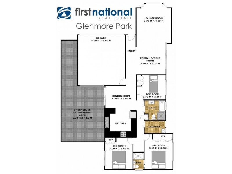 13 Bindee Close, Glenmore Park NSW 2745 Floorplan