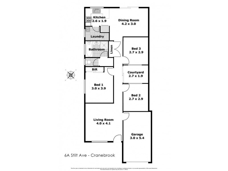 1/6a Stilt Ave, Cranebrook NSW 2749 Floorplan
