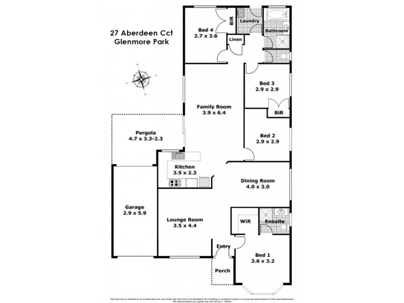 27 Aberdeen Circuit, Glenmore Park NSW 2745 Floorplan