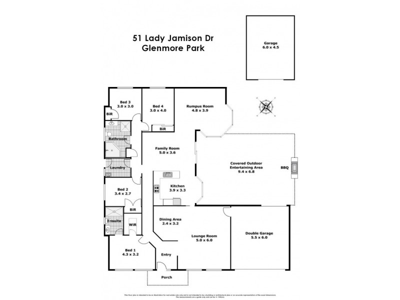 51 Lady Jamison Drive, Glenmore Park NSW 2745 Floorplan