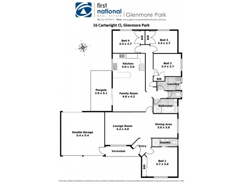 16 Cartwright Close, Glenmore Park NSW 2745 Floorplan