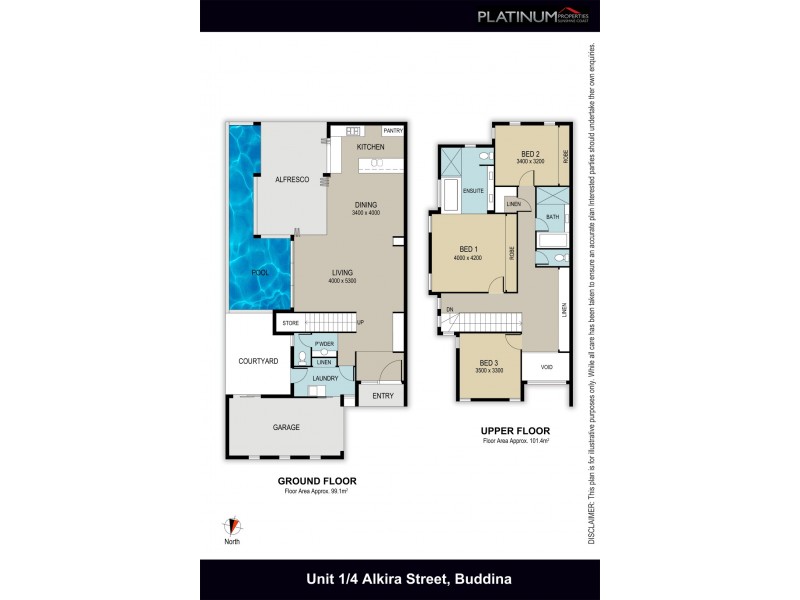 1/4 Alkira Street, Buddina QLD 4575 Floorplan