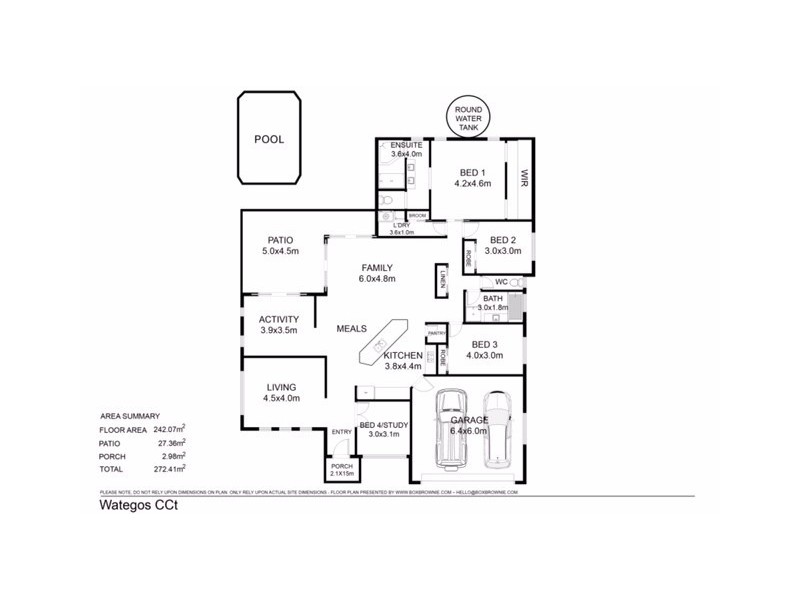 26 Wategos Circuit, Pelican Waters QLD 4551 Floorplan