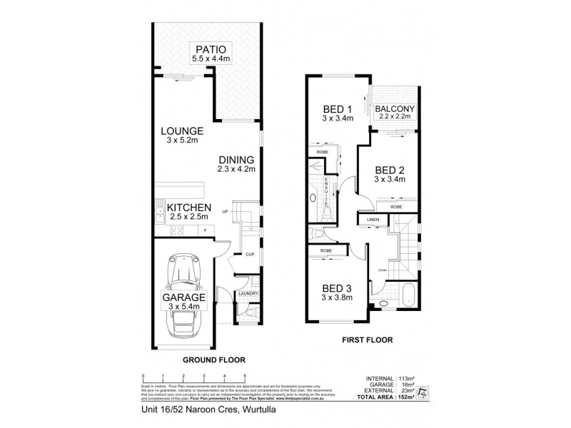 16/52 Naroon Crescent, Wurtulla QLD 4575 Floorplan