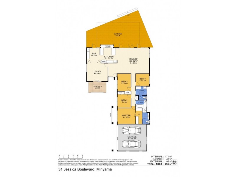 31 Jessica Blvd, Minyama QLD 4575 Floorplan