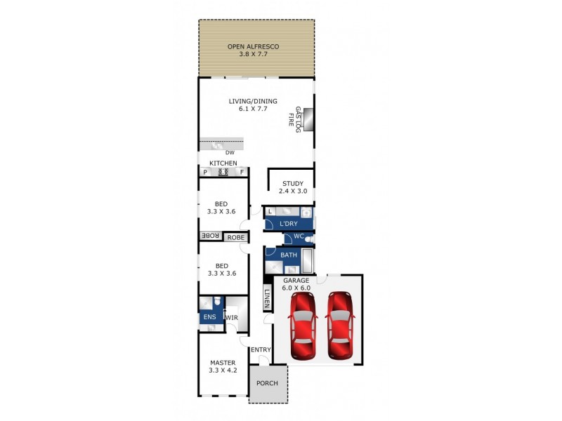 2A Centreside Drive, Torquay VIC 3228 Floorplan