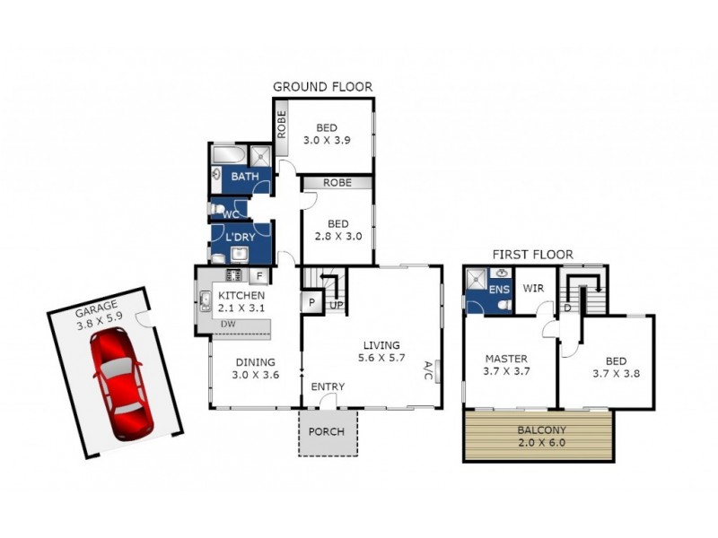3 Elizabeth Grove, Torquay VIC 3228 Floorplan