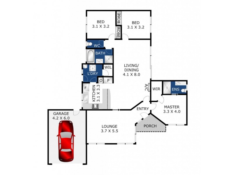 13 Golden Beach Way, Torquay VIC 3228 Floorplan