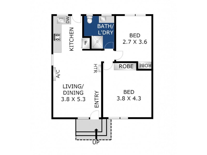 4/21 Felix Crescent, Torquay VIC 3228 Floorplan
