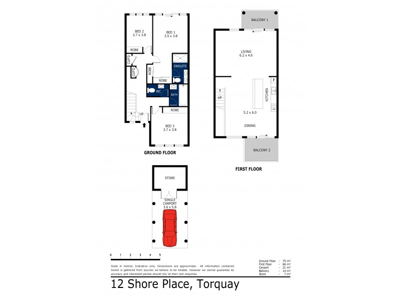 12 Shore Place, Torquay VIC 3228 Floorplan