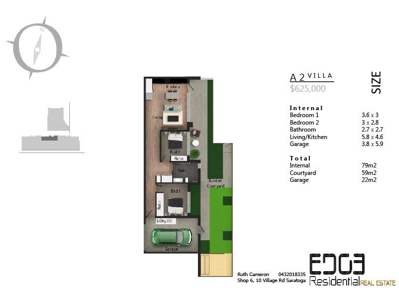 2-12/4-6 Village Rd, Saratoga NSW 2251 Floorplan