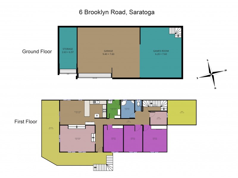 6 Brooklyn Rd, Saratoga NSW 2251 Floorplan