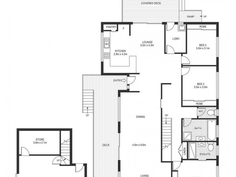 2/52 The Corso, Saratoga NSW 2251 Floorplan