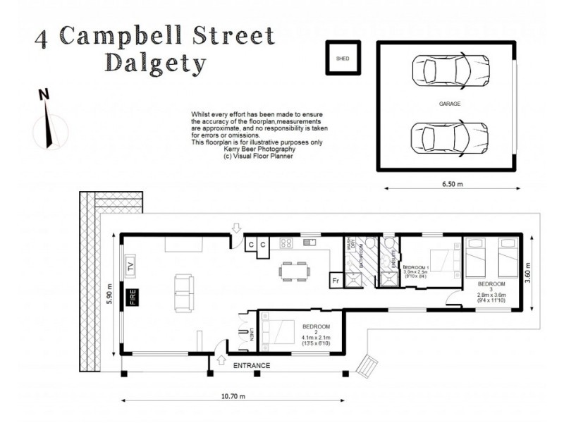 4 Campbell Street, Dalgety NSW 2628 Floorplan