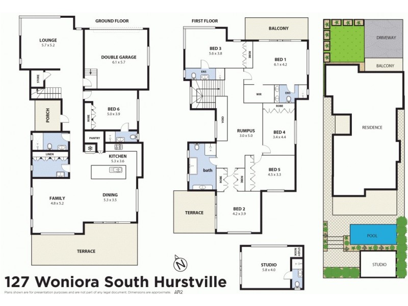 127 Woniora Road, South Hurstville NSW 2221 Floorplan
