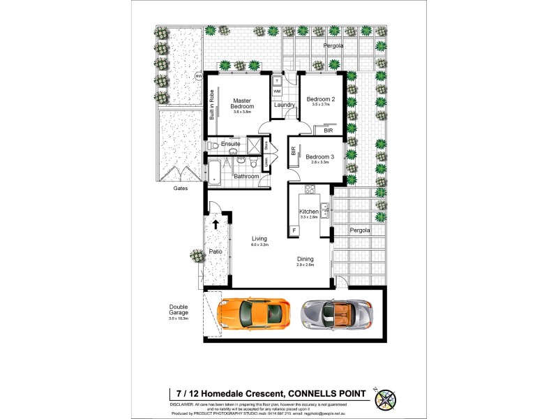 7/12 Homedale Crescent, Connells Point NSW 2221 Floorplan