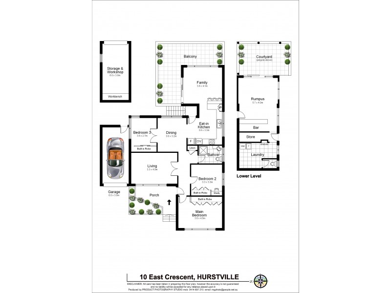 10 East Crescent, Hurstville Grove NSW 2220 Floorplan