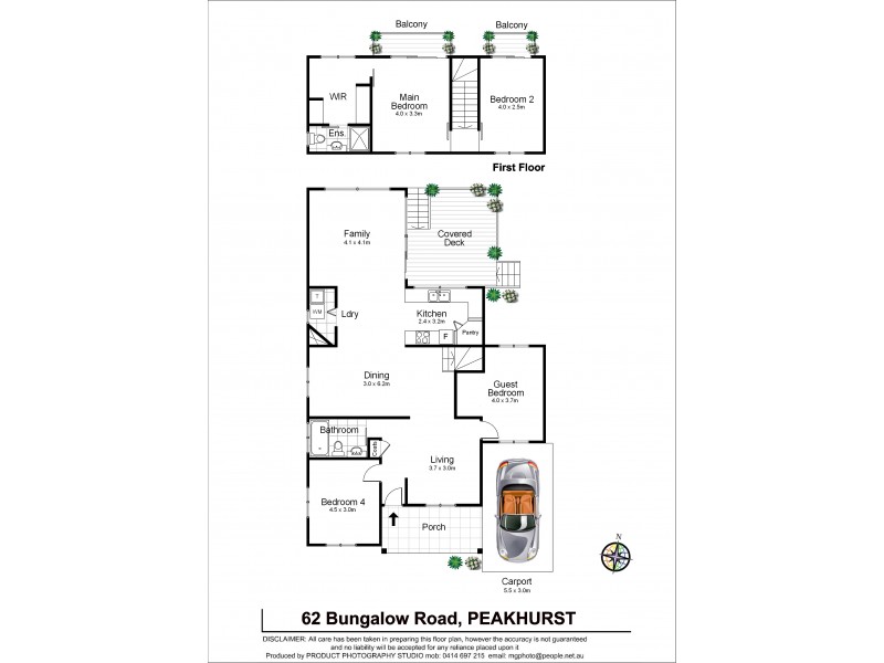 62 Bungalow Road, Peakhurst NSW 2210 Floorplan