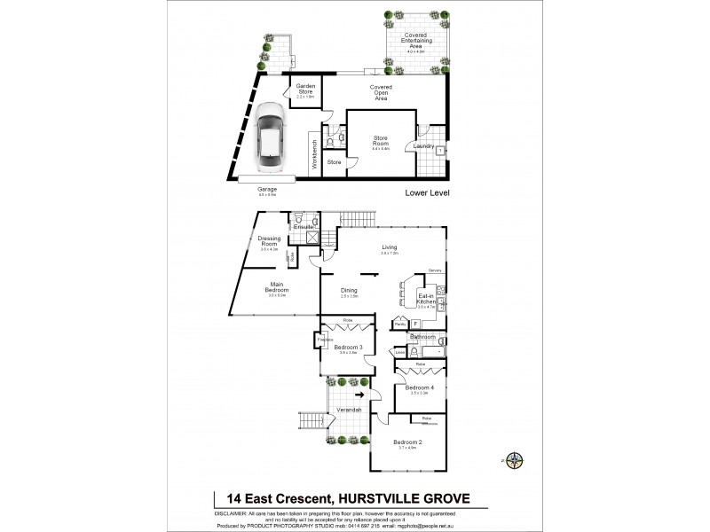 14 East Crescent, Hurstville Grove NSW 2220 Floorplan