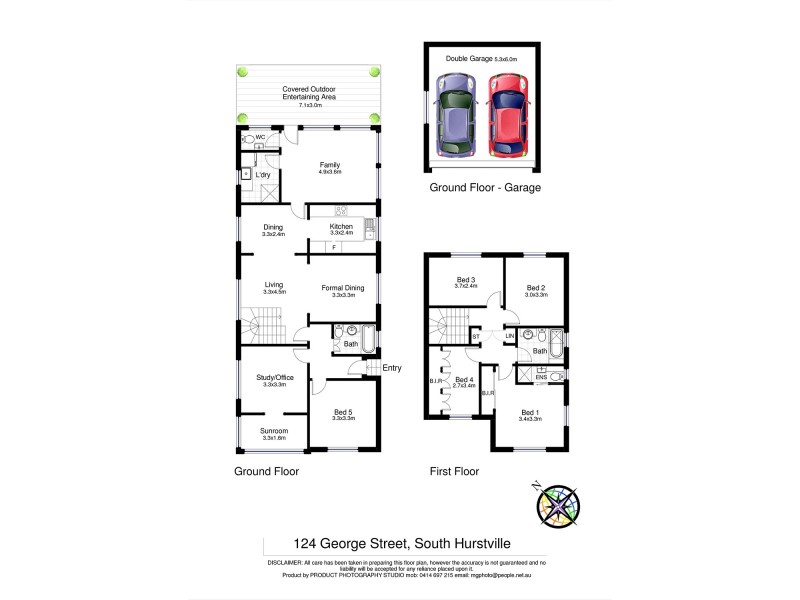 124 George Street, Hurstville NSW 2220 Floorplan