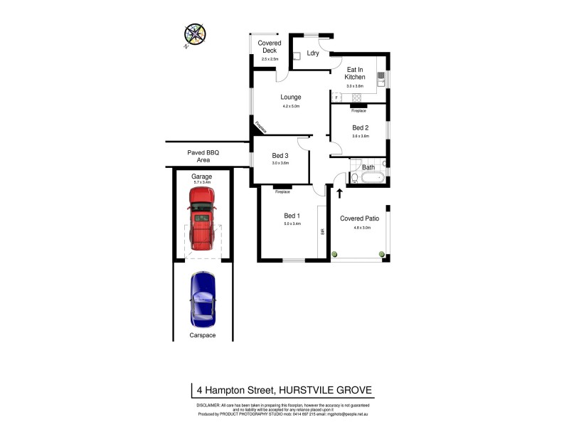 4 Hampton St, Hurstville Grove NSW 2220 Floorplan