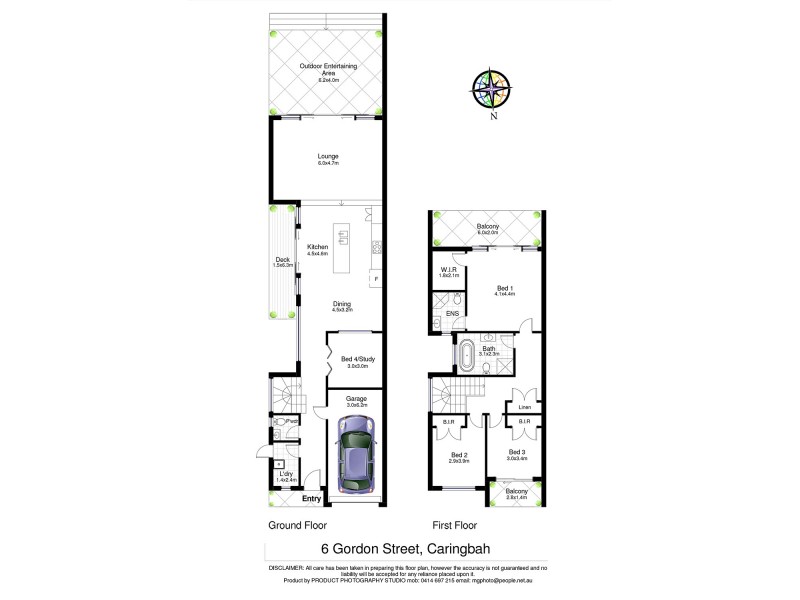 6 Gordon Street, Caringbah NSW 2229 Floorplan