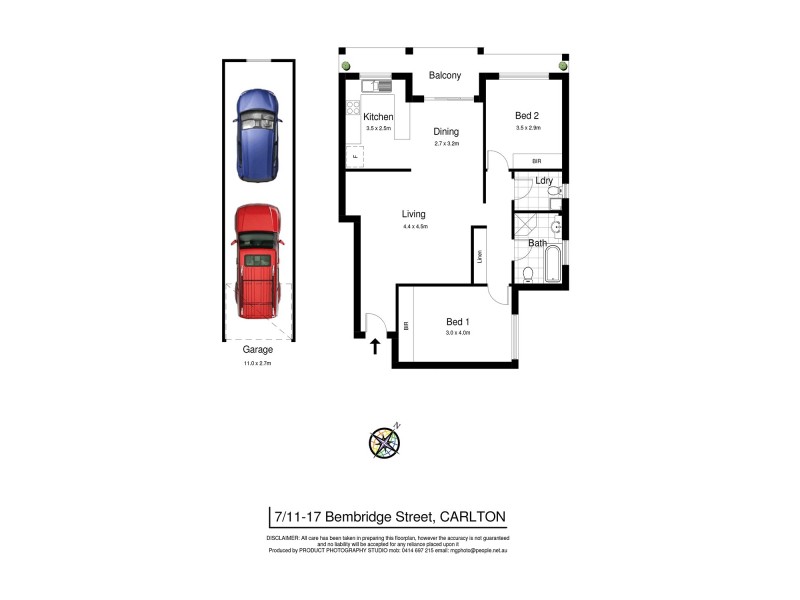 7/11-17 Bembridge St, Carlton NSW 2218 Floorplan