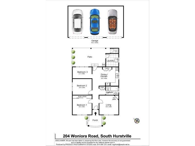 204 Woniora Road, South Hurstville NSW 2221 Floorplan