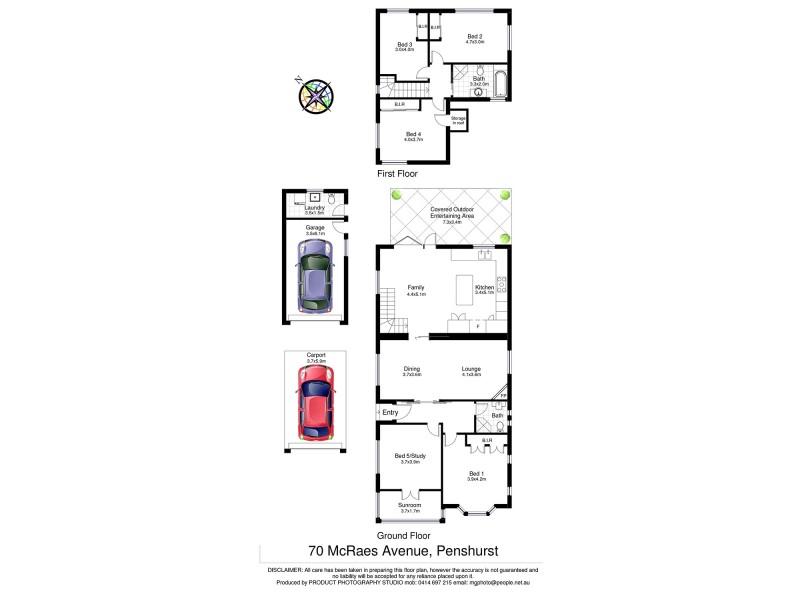 70 McRaes Avenue, Penshurst NSW 2222 Floorplan
