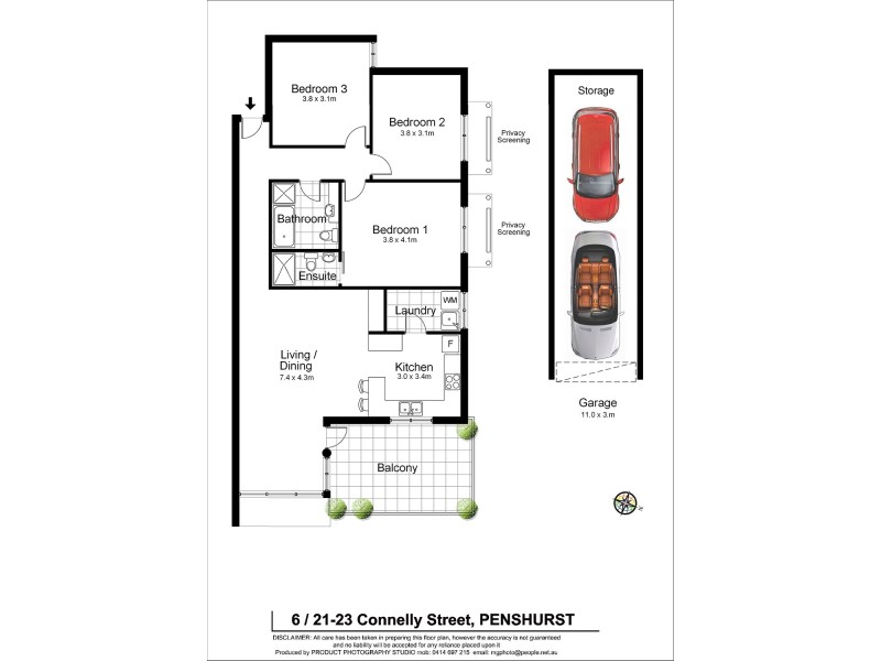 6/21-23 Connelly Street, Penshurst NSW 2222 Floorplan