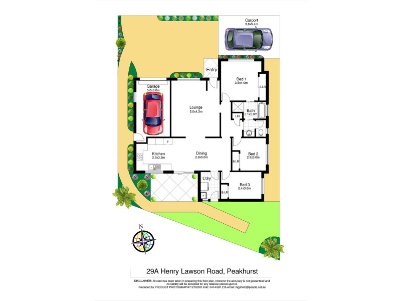 29a Henry Lawson Drive, Peakhurst NSW 2210 Floorplan