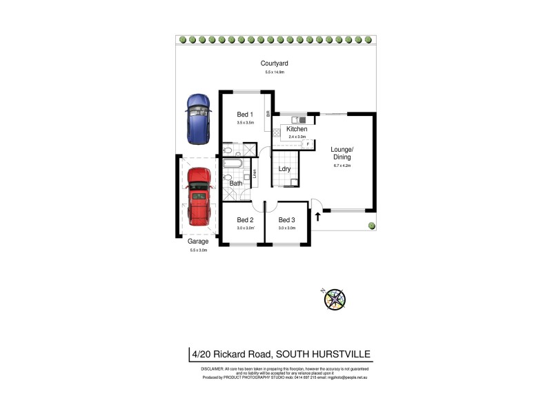 4/20 Rickard Road, South Hurstville NSW 2221 Floorplan