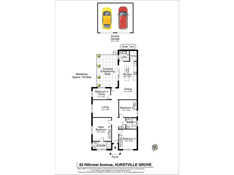 82 Hillcrest Avenue, Hurstville Grove NSW 2220 Floorplan