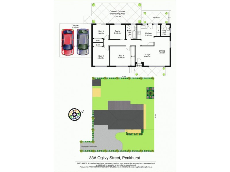 33A Ogilvy Street, Peakhurst NSW 2210 Floorplan