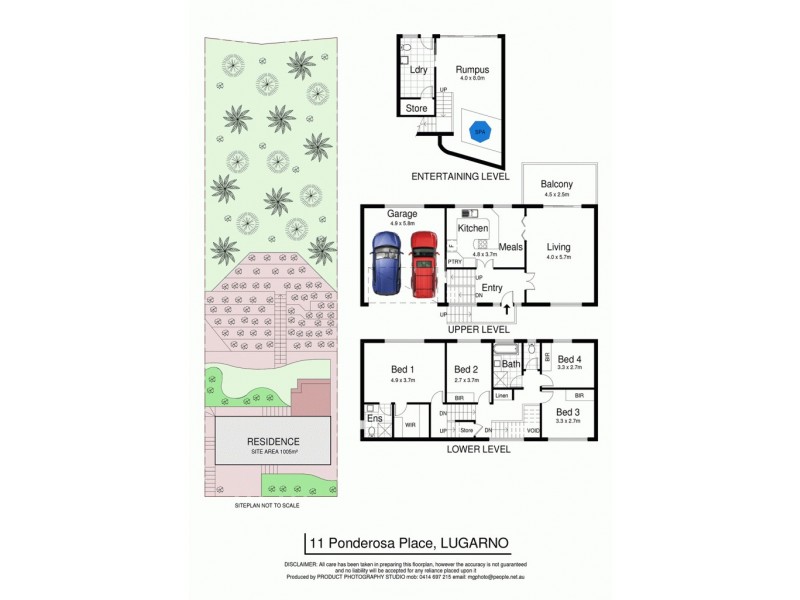 11 Ponderosa Place, Lugarno NSW 2210 Floorplan