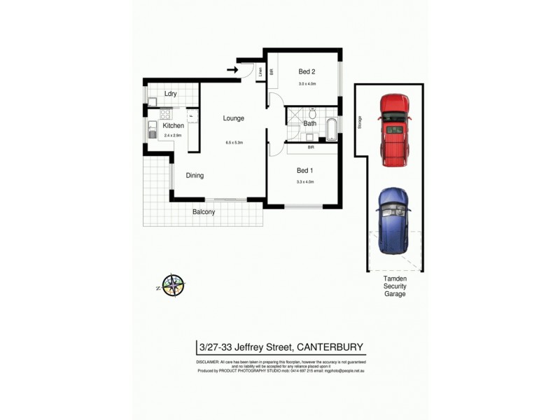 3/27-33 Jeffrey Street, Canterbury NSW 2193 Floorplan