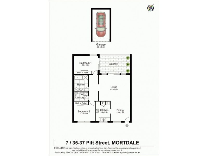 7/35 Pitt Street, Mortdale NSW 2223 Floorplan
