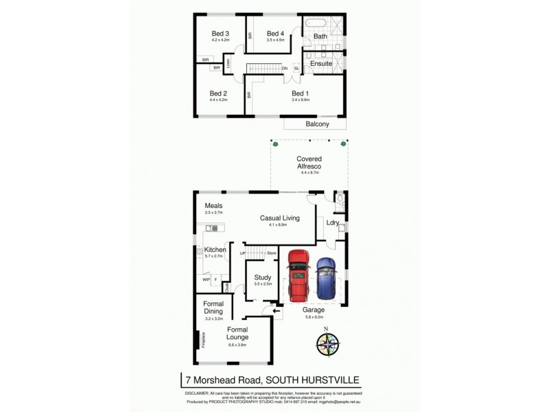 7 Morshead Drive, South Hurstville NSW 2221 Floorplan