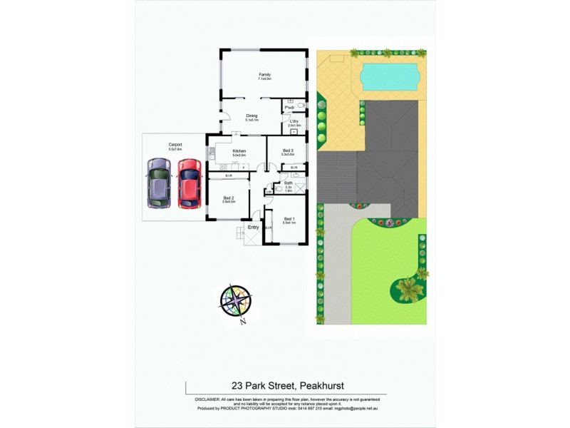 23 Park Street, Peakhurst NSW 2210 Floorplan