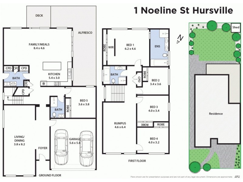 1 Noeline Street, Hurstville NSW 2220 Floorplan