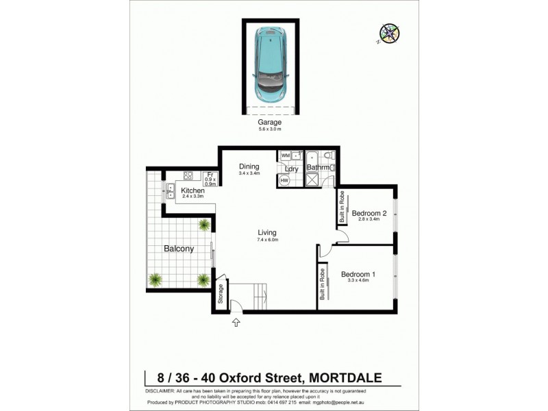 8/36-40 Oxford Street, Mortdale NSW 2223 Floorplan